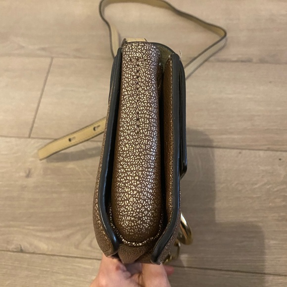 Chloe metallic goatskin small Faye crossbody bag - Picture 3 of 12